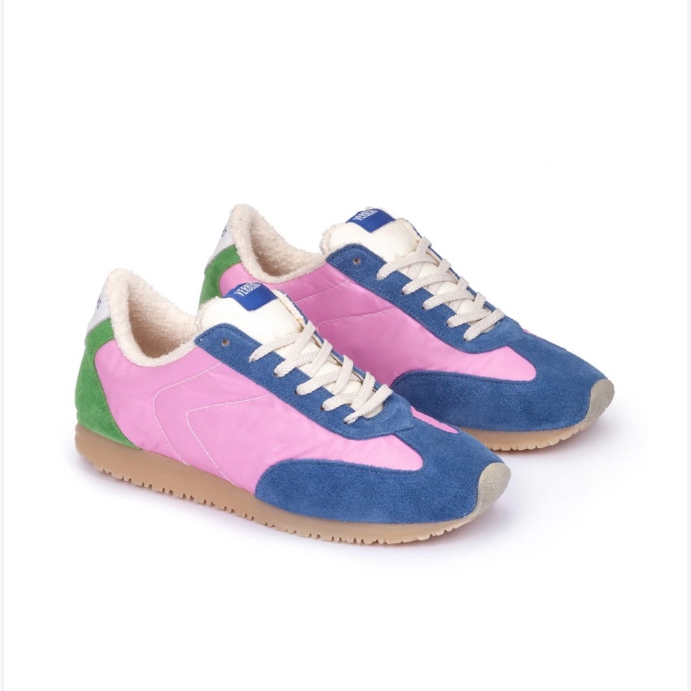 Verbenas Sneakers One Nylon/serraje Fresa/cobalto/garden New. - without tags